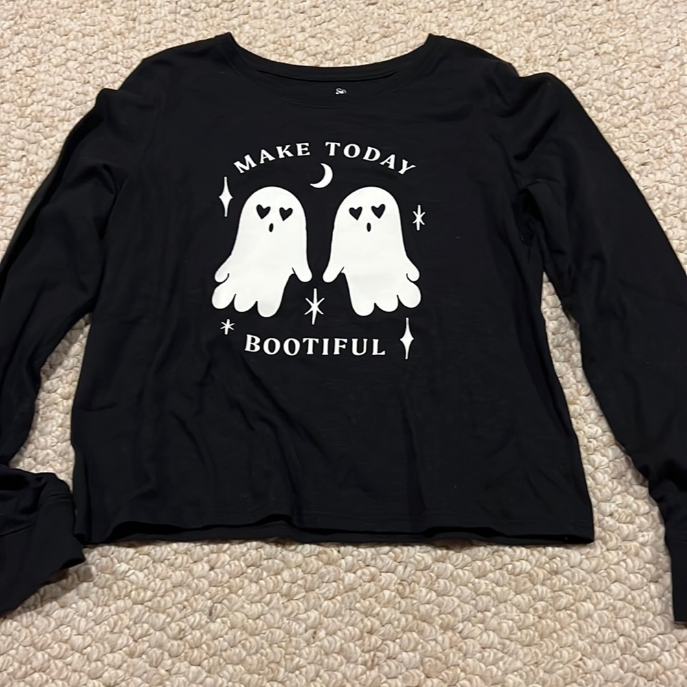 Girls Halloween long sleeve tee